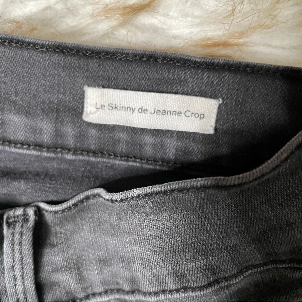 Frame Le Skinny de-Jeanne double triangle raw hem crop - Picture 9 of 11